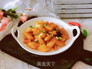 蚝汁白萝卜的做法步骤：12