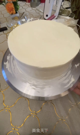 8寸生日蛋糕的做法步骤：10