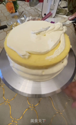 8寸生日蛋糕的做法步骤：9