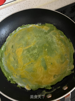 黄瓜蛋饼的做法步骤：3