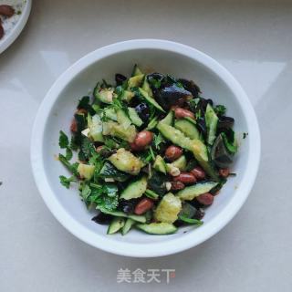 黄瓜拌松花蛋的做法步骤：5