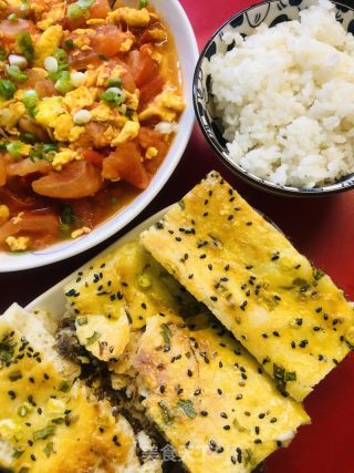 香葱肉松饼的做法步骤：21
