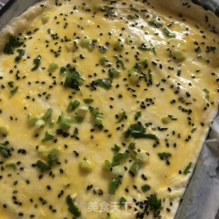 香葱肉松饼的做法步骤：15