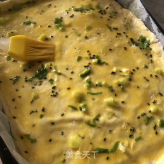 香葱肉松饼的做法步骤：14