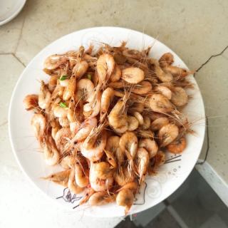 炒白虾的做法步骤：7
