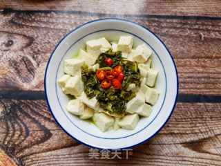 香椿酱蒸豆腐的做法步骤：7