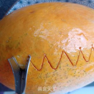 木瓜酸奶的做法步骤：2
