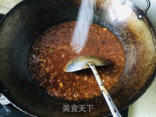 菠菜香菇炸酱面的做法步骤：7