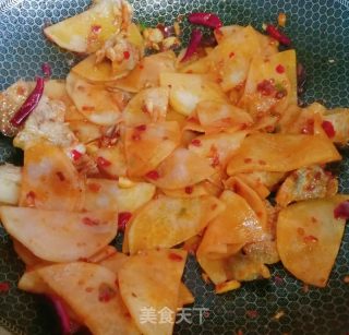 干锅白萝卜的做法步骤：8