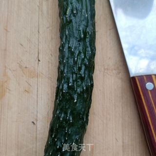 烧肉炒黄瓜的做法步骤：1