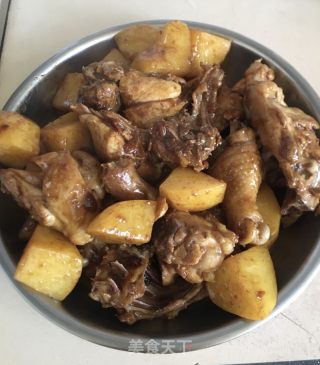 土豆蒸鸡块的做法步骤：6