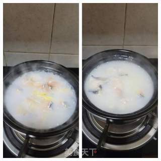 生滚黑鱼片粥的做法步骤：6