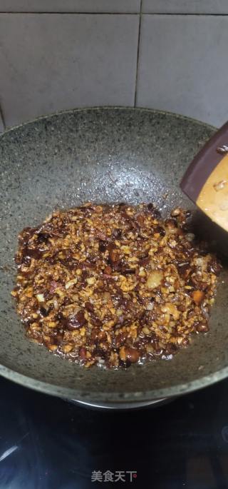 黄豆酱烧香菇肉酱的做法步骤：5
