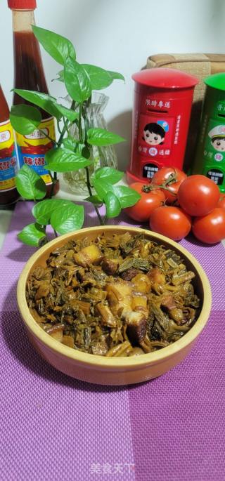 五花肉炖梅菜的做法步骤：8