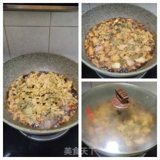 五花肉炖梅菜的做法步骤：5