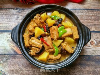 土豆炖排骨的做法步骤：20