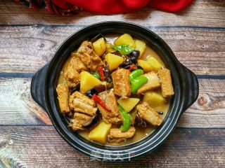 土豆炖排骨的做法步骤：19