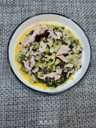 酸菜炒肉片的做法步骤：10
