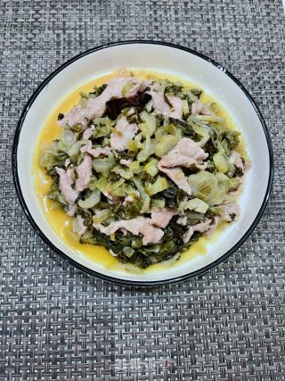 酸菜炒肉片的做法步骤：9