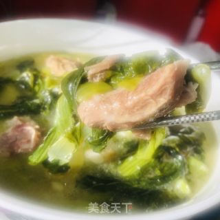 肘子肉熬小白菜的做法步骤：15