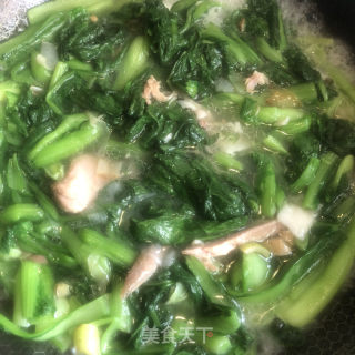 肘子肉熬小白菜的做法步骤：11