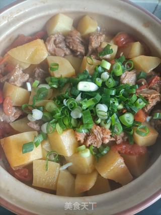 西红柿土豆炖牛腩的做法步骤：12