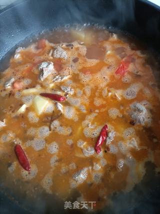 西红柿土豆炖牛腩的做法步骤：9