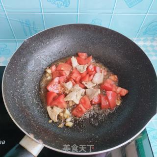蒜薹烧豆腐的做法步骤：7