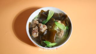 排骨青菜海带汤的做法步骤：7