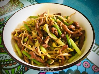 黄豆芽炒肉丝的做法步骤：9
