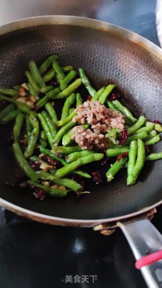 干煸四季豆的做法步骤：10