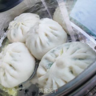 生鸡蛋韭菜包子的做法步骤：9