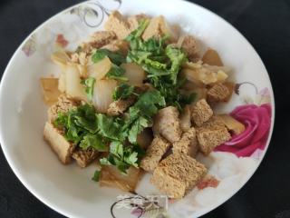 冻豆腐烩白菜的做法步骤：8