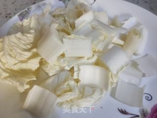 冻豆腐烩白菜的做法步骤：1
