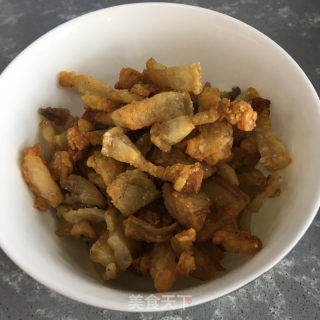 油渣香干炒青菜的做法步骤：2