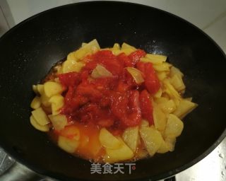 茄汁土豆片的做法步骤：3