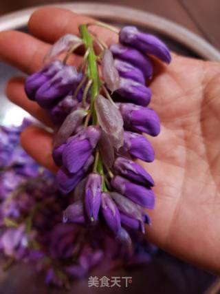 紫藤花蒸菜的做法步骤：2