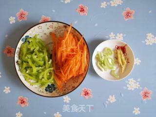炒三丝的做法步骤：2