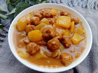咖喱土豆肉丸的做法步骤：11