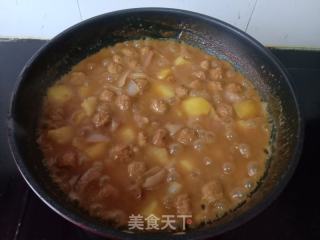 咖喱土豆肉丸的做法步骤：10