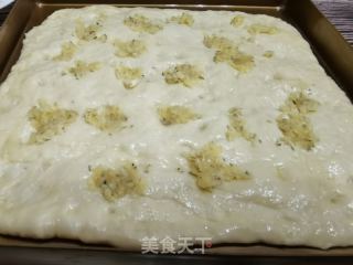 面包上作画，烤箱裱画的美食～佛卡夏面包的做法步骤：5