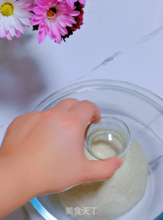 健康美味的绿豆馒头的做法步骤：2