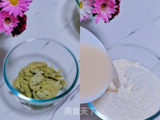 健康美味的绿豆馒头的做法步骤：1