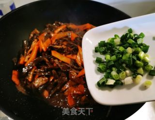 肉片烧榛蘑的做法步骤：13