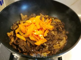 肉片烧榛蘑的做法步骤：10