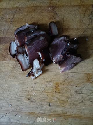 春笋炒腊肉的做法步骤：3
