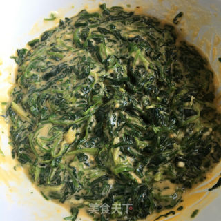 荠菜鸡蛋烙饼的做法步骤：5
