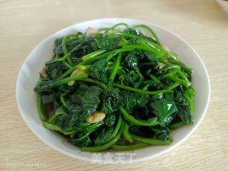 蒜香地瓜苗的做法步骤：7