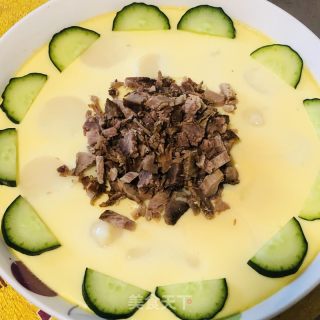 肉碎豆腐鸡蛋糕的做法步骤：15