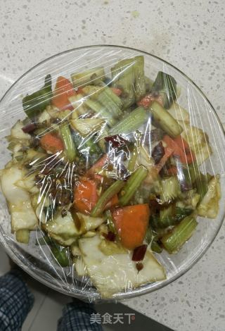 下饭神器，油咸菜，拌大头菜，拌包菜，酱油包菜的做法步骤：11